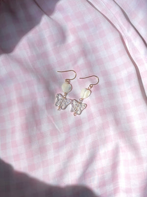 Pearl & Butterfly Earrings