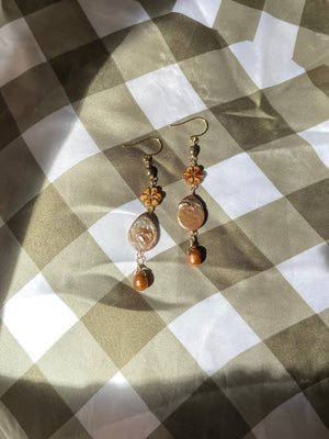 Floral Autumn Earrings