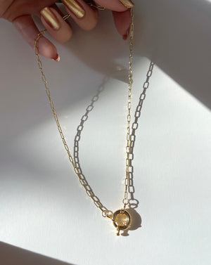 Sailor Clasp Paperclip Necklace